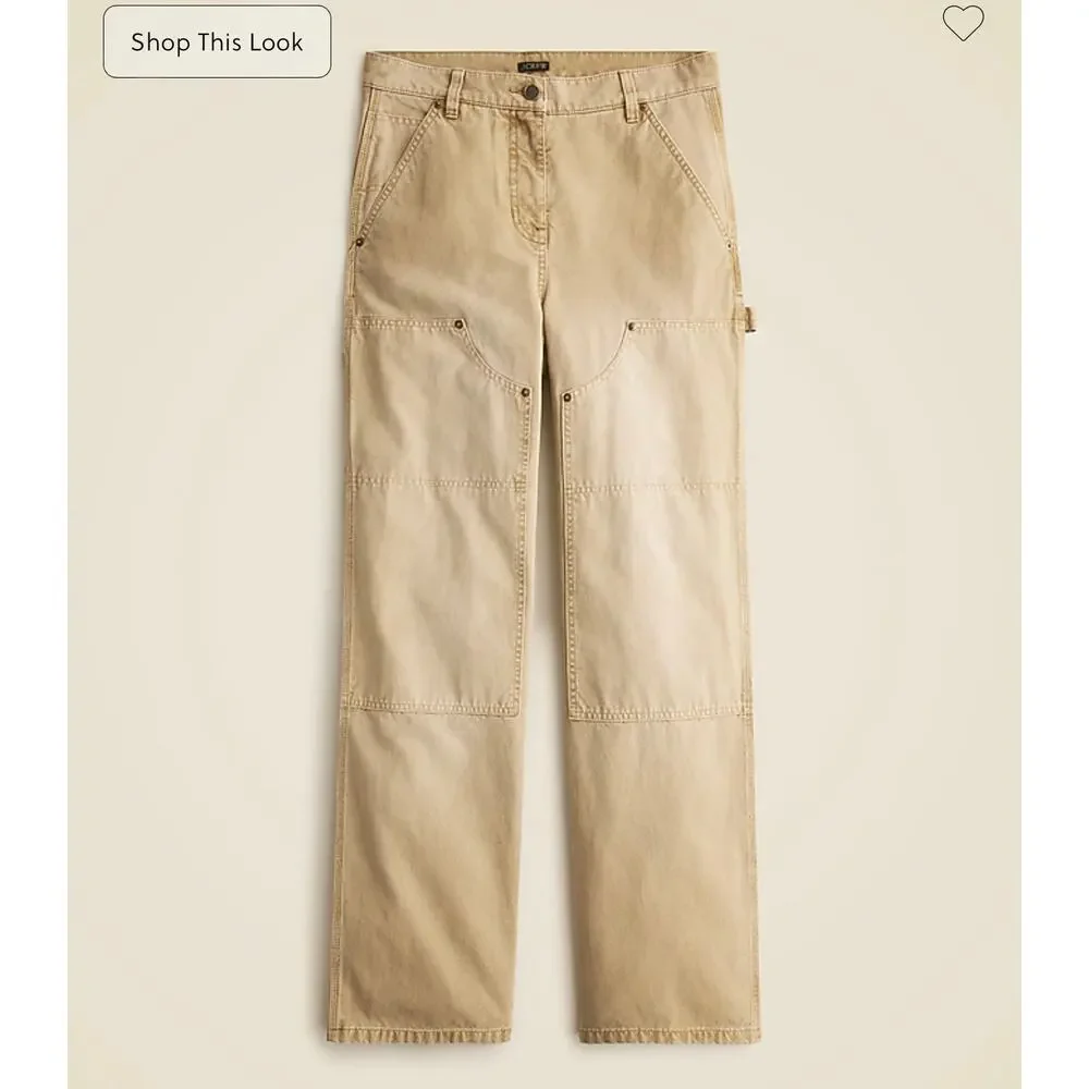 J. Crew Painter pant in cotton canvas Beige Buckthorn NWT size 31 - Picture 5 of 8
